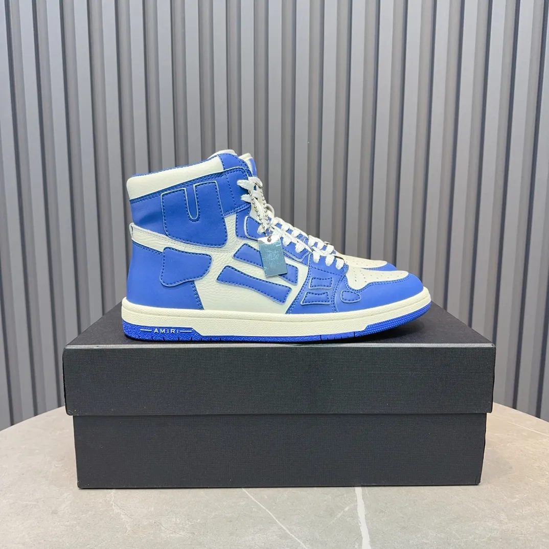 Men's shoes💰620💰 AMIRI AMIRI trendy brand hot sale🔥 Available all year round✅Couples💑 Official website synchronization Imported fabrics 1⃣️ratio 1⃣️Re-engraved, original factory special original sole, 35-45 (38.45. Non-refundable)